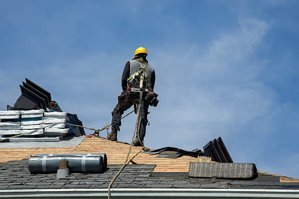 Professional Gutter Installation technician working in Chilhowee, MO